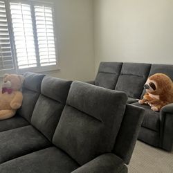 Brand New Matching Recliner Sofas 