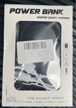 Power Bank Super Quick Charge USB Backup