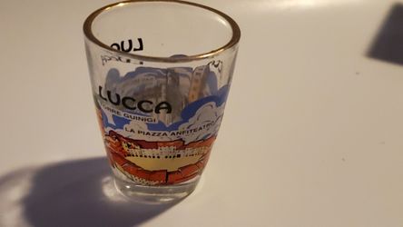 2" Small Lucca San Michele Shotglass Italy 