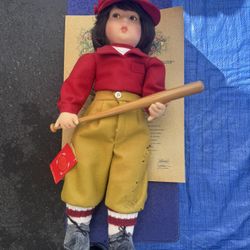 Antique Lenci Baseball Doll $75 Fontana 