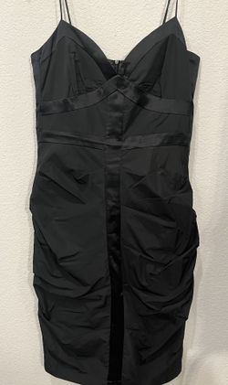 Calvin Klein Spaghetti Strap V-neck Cocktail Slip Dress 