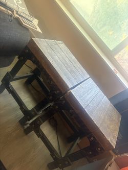 ustic Wooden Bench / Coffee Table for Sale