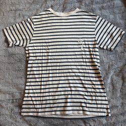 Calvin Klein Jeans Men's Short Sleeve Crew Neck Striped Medium