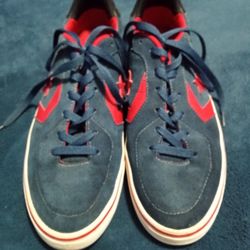 Converse Cons Suede Navy/Red Athletic Shoes Sz 11