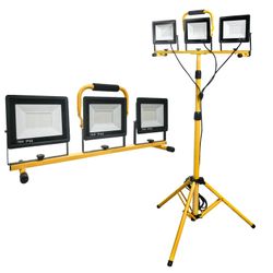 Jefedana LED Light Work Stand: 21000LM Portable Lighting