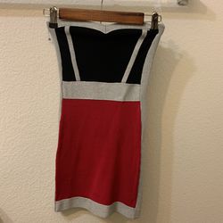 Bandage Dress - Tri Color