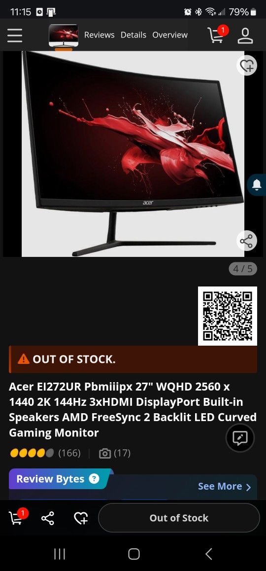 Curved Gaming Monitor