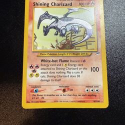 Shining Charizard Holo Pokémon Card