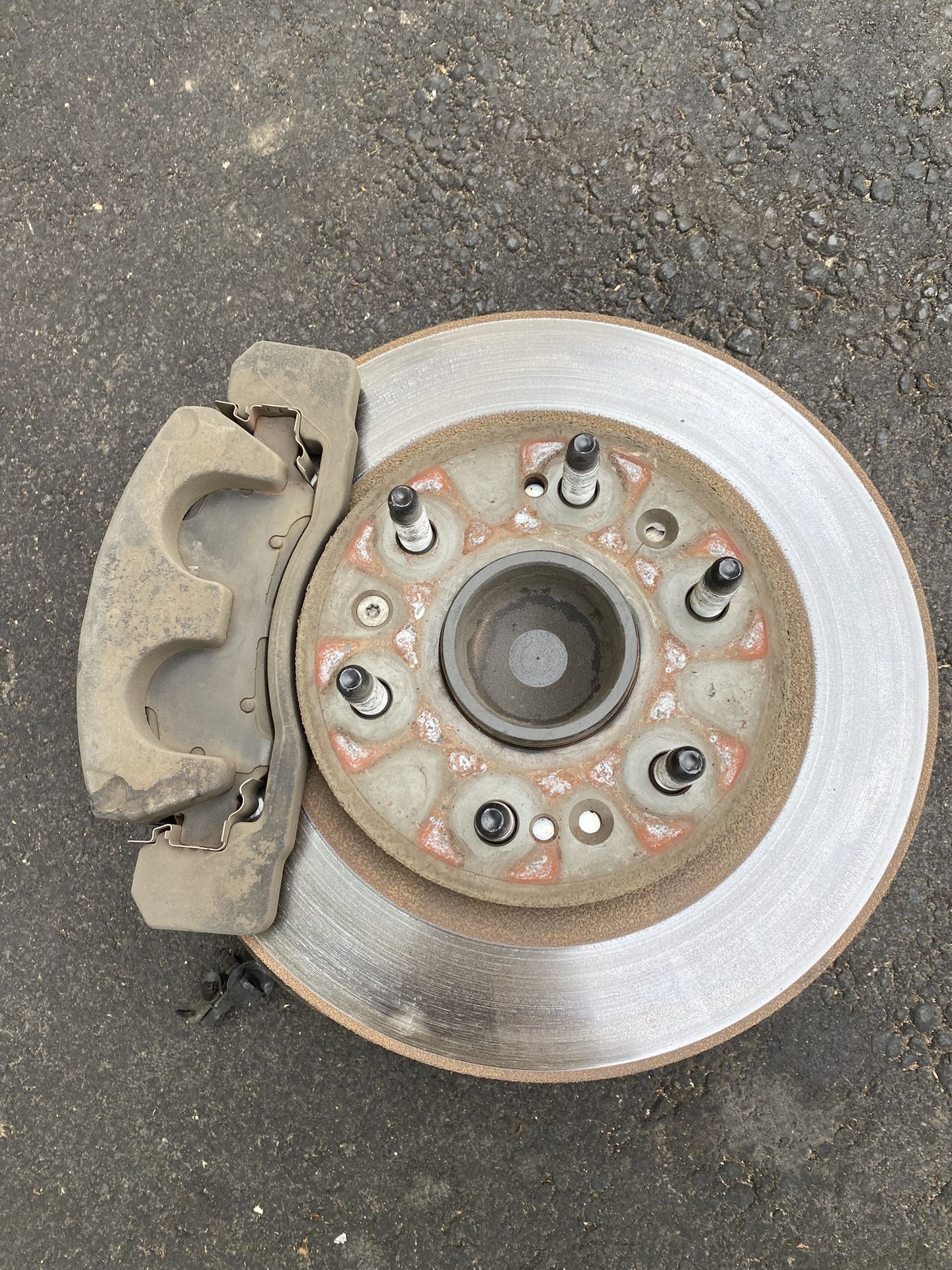 Brake Pads and Caliper Rotors assembly