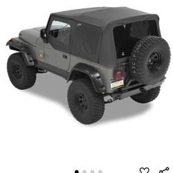 Black Supertop NX for 1(contact info removed) Wrangler