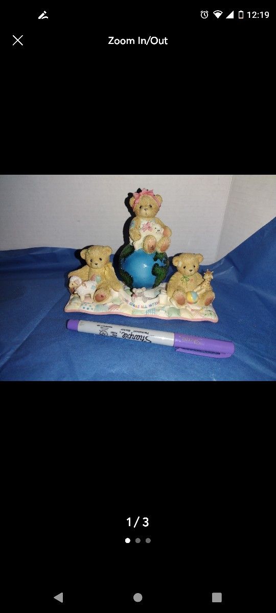 Cherished Teddies: Desiree, Karina, Shawn. A Bright Future. World Bear 2002