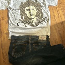 Vintage Scar face Shirt / Baggy Graffic T