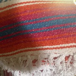 Mexican Handwoven Authentic Blanket 