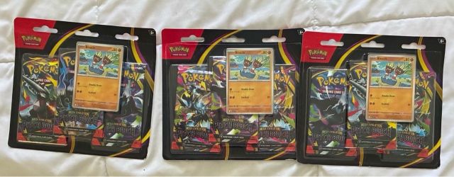 Pokémon TCG Pitch Black 3-Pack Blister