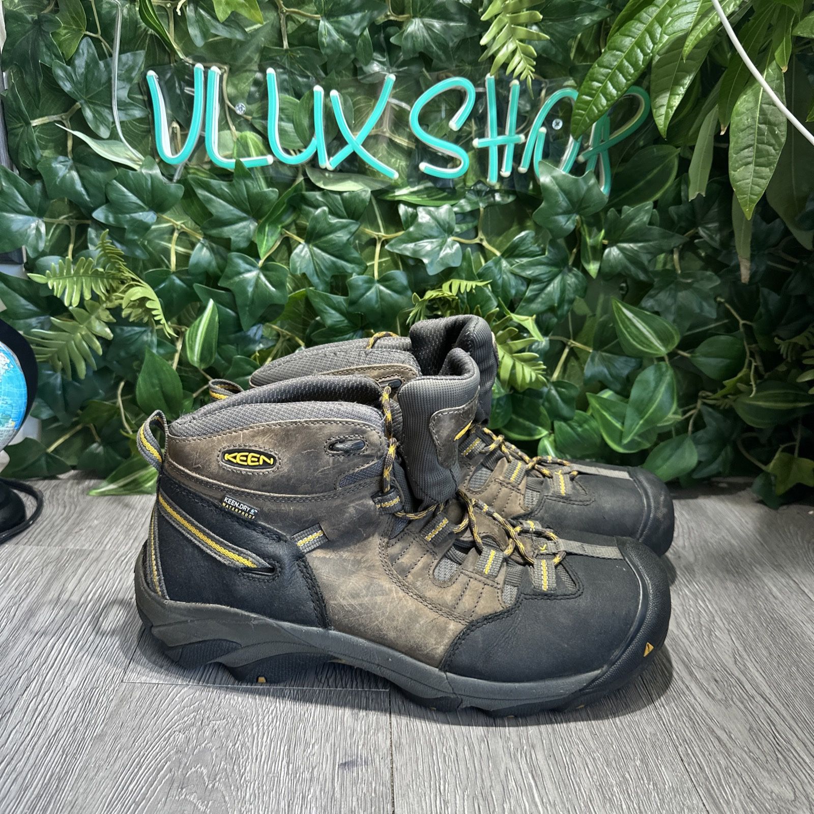 Keen Detroit XT Mid Waterproof Steel Toe Work Boots US 12 Men