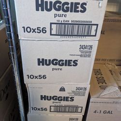 Huggies Pure Wipes 560 Wipes Per Box