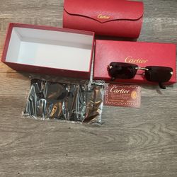 Cartier Sunglasses (best Offer Takes Them)