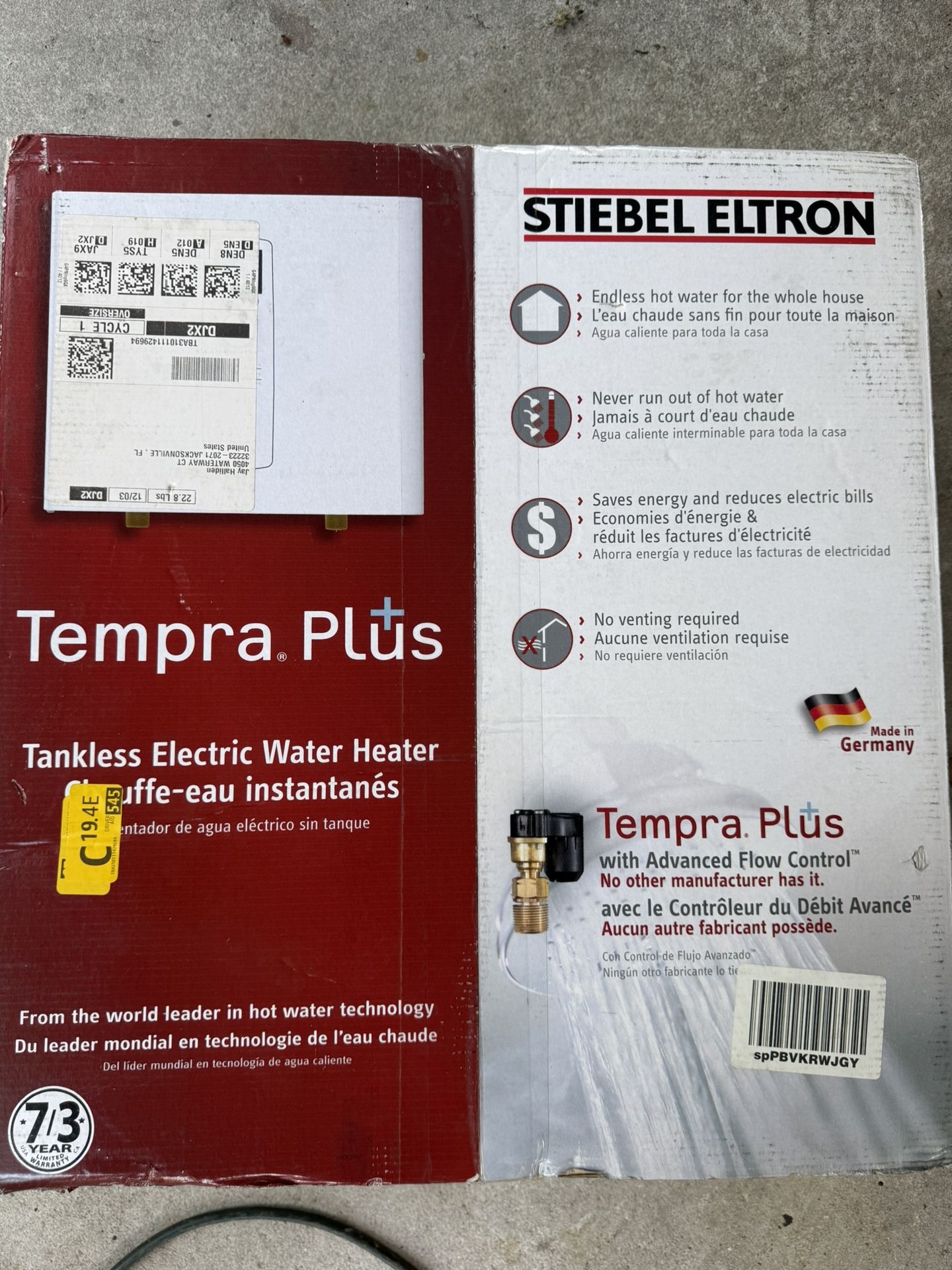 Stiebel Eltron Tempra 36 Plus - Tankless Water Heater