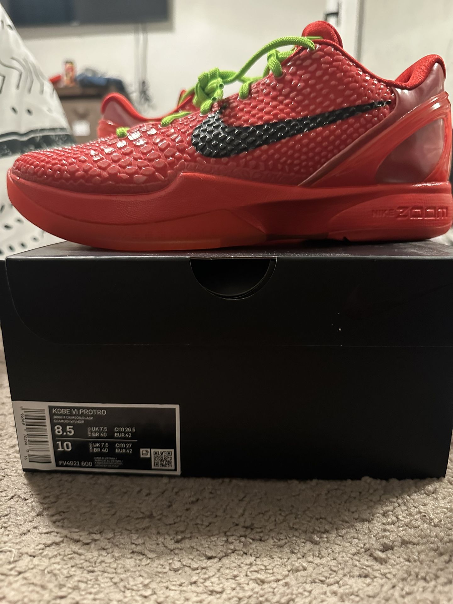 Nike Kobe 6 Protro - Reverse Grinch