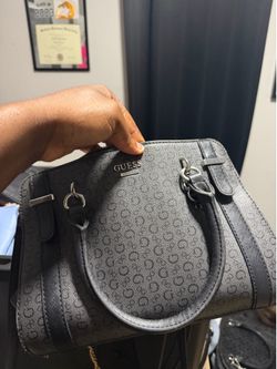 Guess Black Satchel Handbag