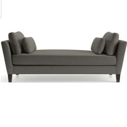 Grey Couch Crate And Barrel Marlow Daybed