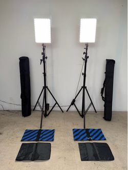 2 Pack Video Lights LED Light for Barber, Photo, Video, Makeup, Tattoo, Lashes