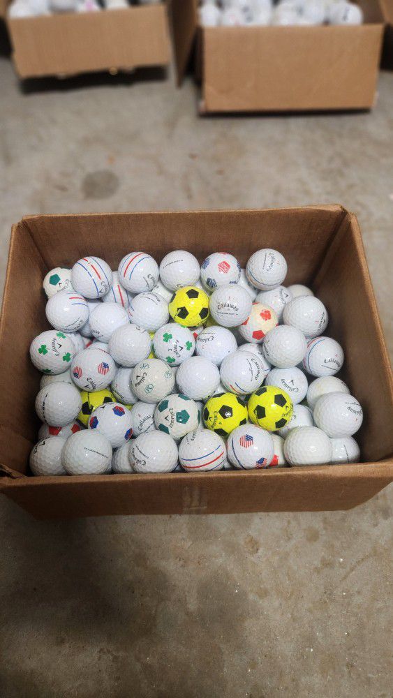 50 Callaway Chrome Soft Golf Balls 