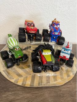 Disney store pixar cars toons monster truck deluxe playset