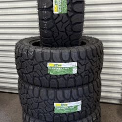 Set 4 BRAND NEW TBB R/T tires 33x12.50r20