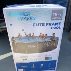 Brand New 18ftx48in Frame Pool Set - $600 