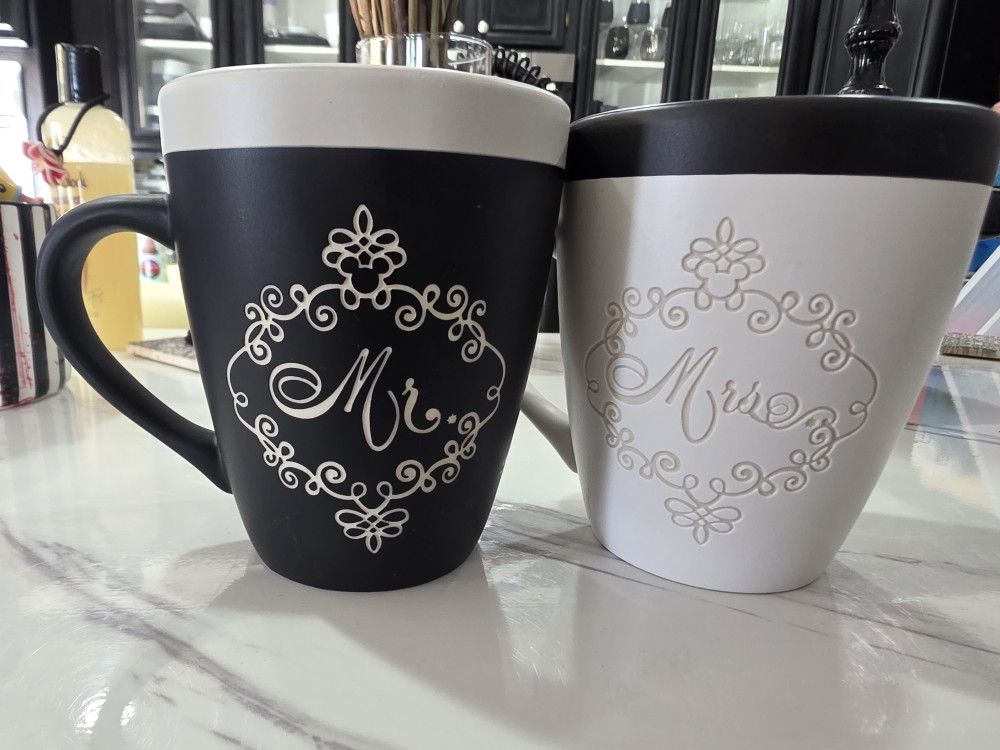 Mr and Mrs Coffee Cups