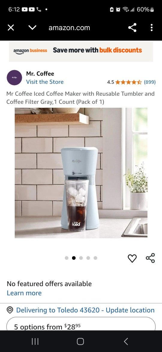 Mr Coffee Iced Coffee Maker