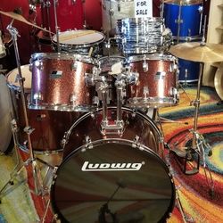 Ludwig Drum Set 5pc Complete Set  #2