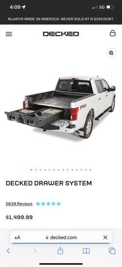 Decked Drawer System For 6ft Bed