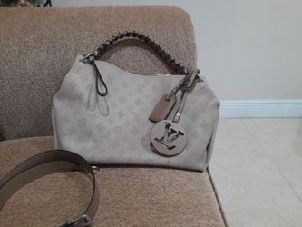Louis Vuitton Braided Handle Beaubourg Hobo Mahina Leather Bag