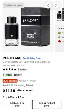 Montblanc explorer 4.5ml