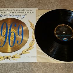 THE PREVIEW CLUB YEARBOOK BEST SONGS OF 1969 LP LONGINES SYMPHONETTE

