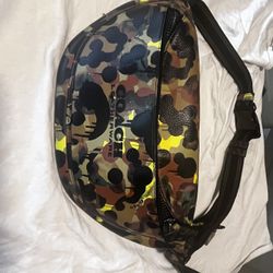 Coach Leatherware League Belt Bag With Camo Print