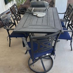 Out Door Table And 6 Chairs