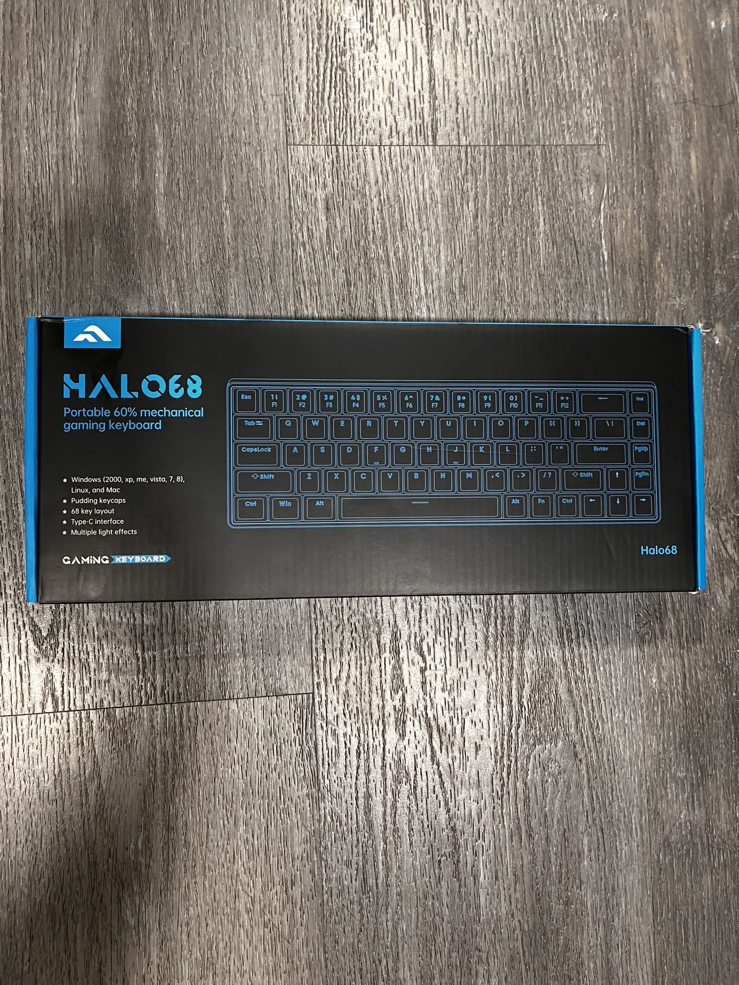 Halo68 Keyboard Black&Red