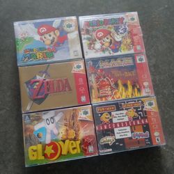 Nintendo 64 Games in Box