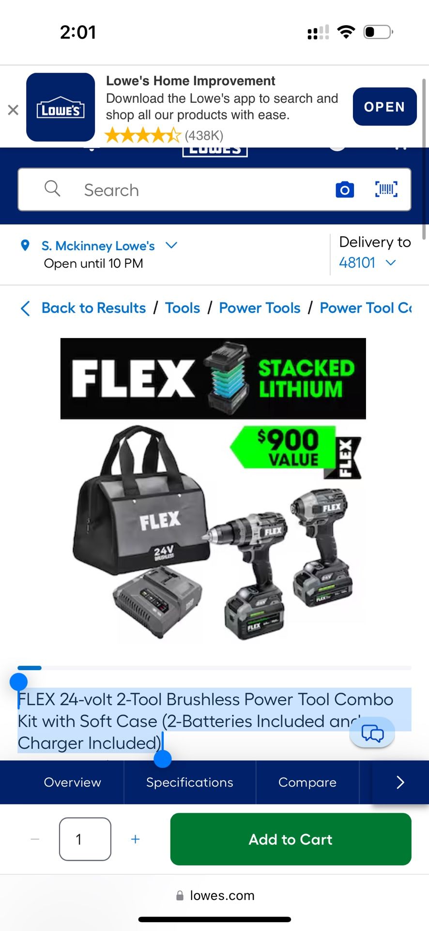 Flex Power Tool Set