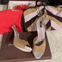 Bally suede multicolor low heel size 39 priced separately at $500