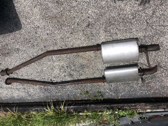 Exhaust with mufflers