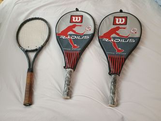 3 TENNIS RACKETS BUNDLE SET