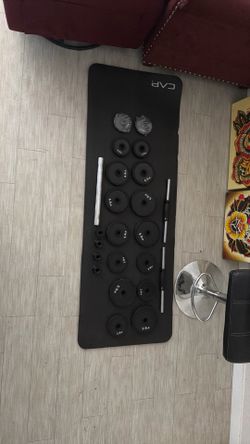 At home dumbbell set