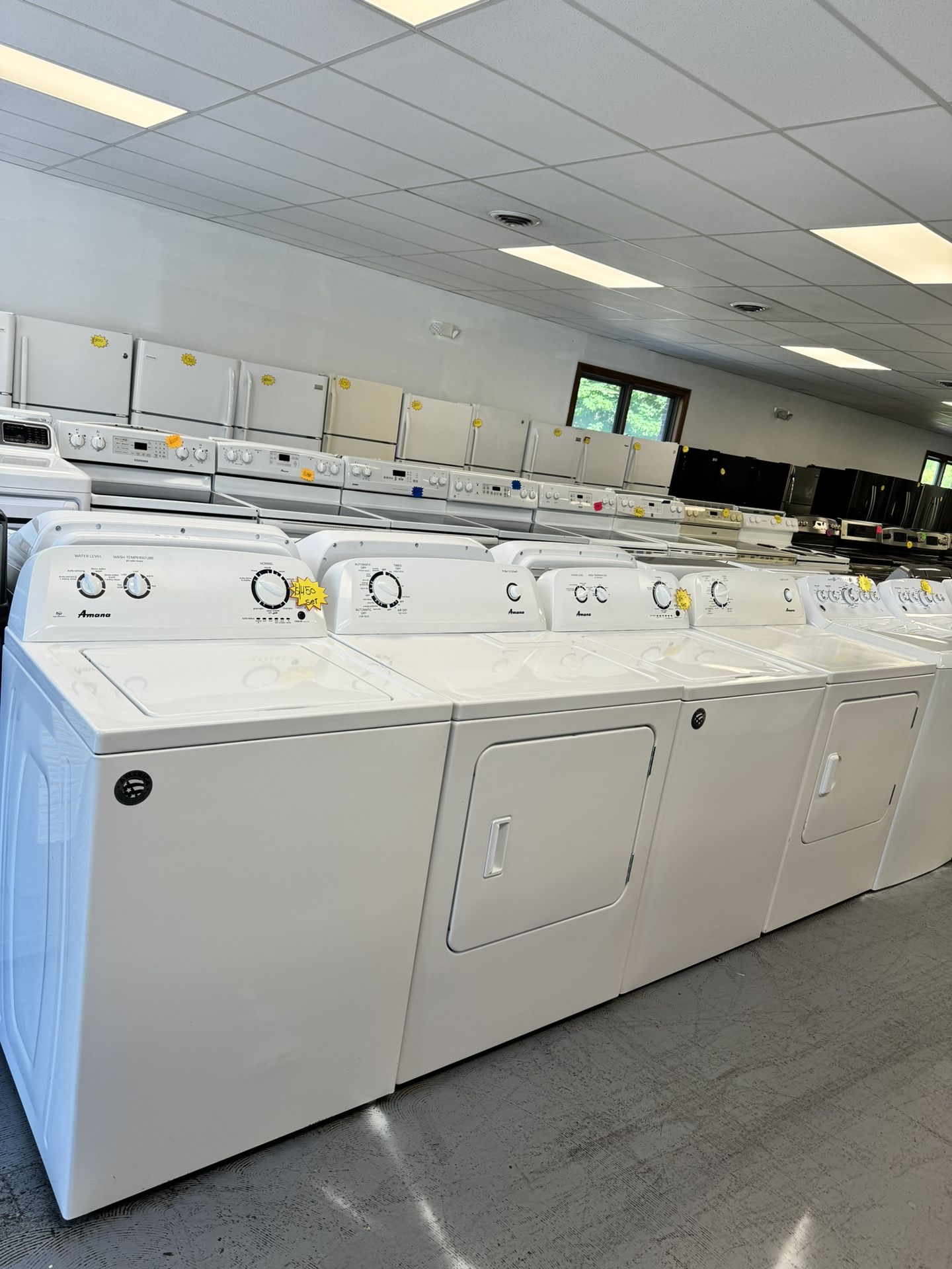 Electric Washer Dryer Set used as new both Works Perfectly $450 each Set 1216 Hartford Turnpike Vernon CT