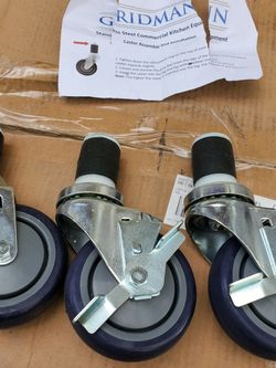 Gridmann 4" Wheel With Brakes
