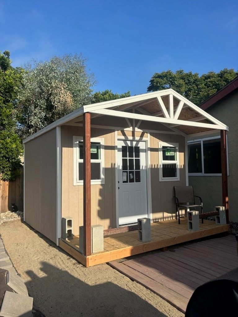 Shed With Porch New $4000 Installed Price Casita Pool House 