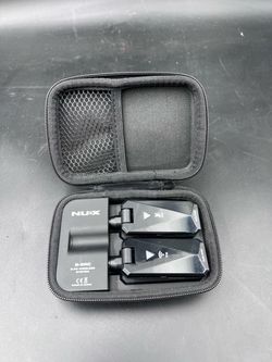 NUX B-5RC 2.4GHz Wireless Guitar Bass System TX RX Rechargeable Charging Case